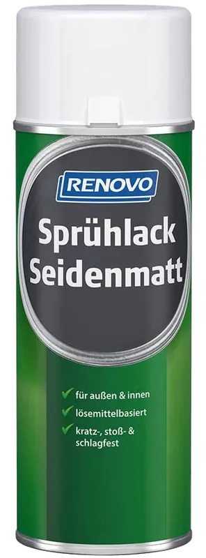 400ml Renovo Sprühlack Seidenmatt Farblos Kostenloser Versand