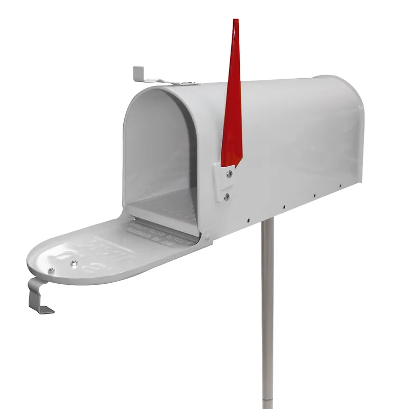Knallerangebot Amerikanischer Briefkasten American Mailbox mit Ständer in weiß