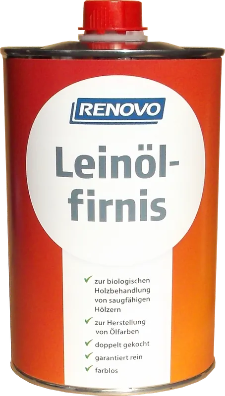 1L Renovo Leinölfirnis Farblos Kostenfreie Lieferung