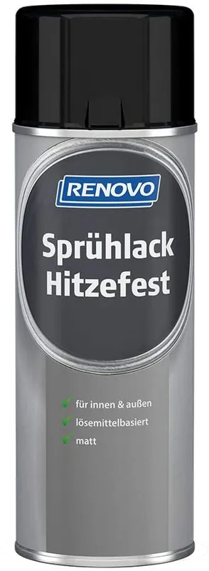 400ml Renovo Sprühlack Hitzefest bis 500 C Direkt Vom Hersteller