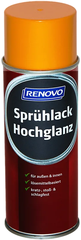 400ml Renovo Sprühlack hochglänzend Pastellorange Highlight