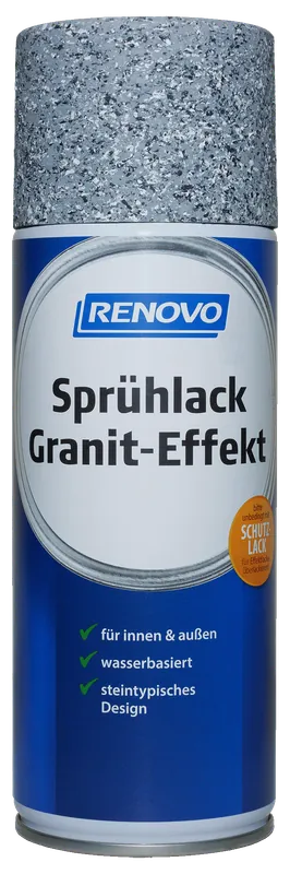 400ml Renovo Sprühlack Granit-Effekt 0040 Grau Billig