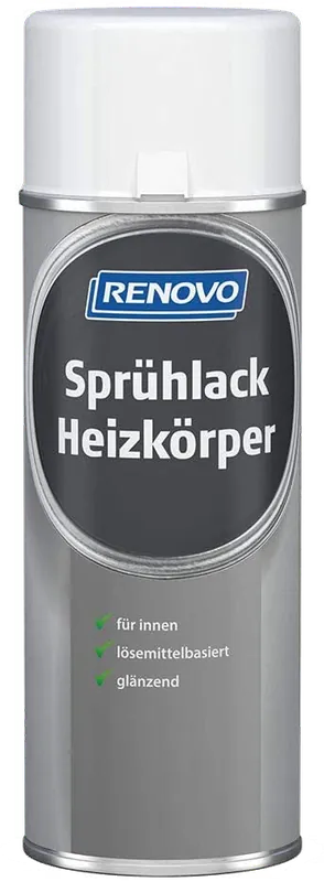 400ml Renovo Sprühlack Heizkörper Weiss glänzend Rabatt