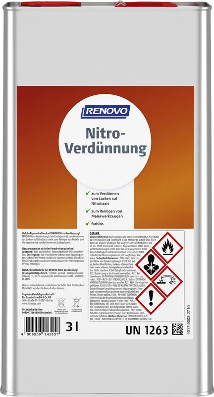 3L Renovo Nitroverdünnung Sonderaktion