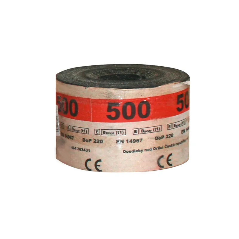 Preisreduziert Bitumen-Isolierpappe / Mauerbitumenbahn R 500, Breite 11,5 cm, Länge 10 m