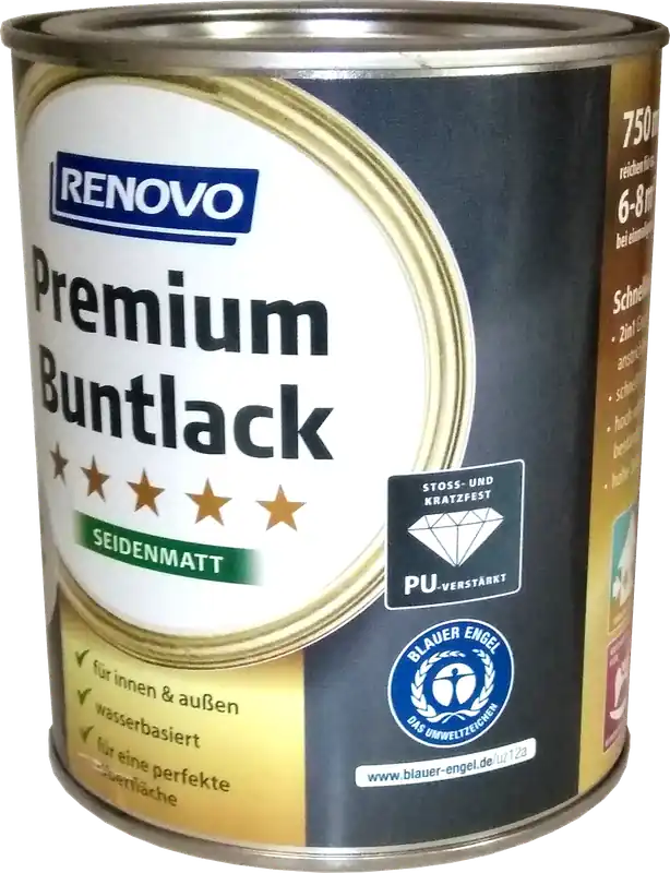 Preisknaller 750ml Renovo Premium Buntlack seidenmatt RAL7016 Anthrazitgr