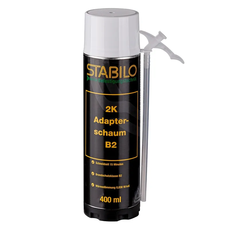Billig Stabilo 2K Adapterschaum / Bauschaum B2 - 400 ml, für Türen und Fenster