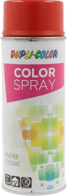 Rabatt 400ml DUPLI-COLOR Sprühlack Color Spray Karminrot RAL 3002 glänzend,