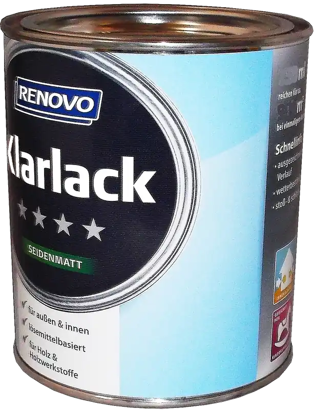 Super-Preis 750ml Renovo Klarlack Seidenmatt aromatenfrei