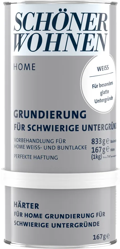 1kg Schöner Wohnen Home 2K Grundierung für schwierige Untergründe weiß Kracherpreis