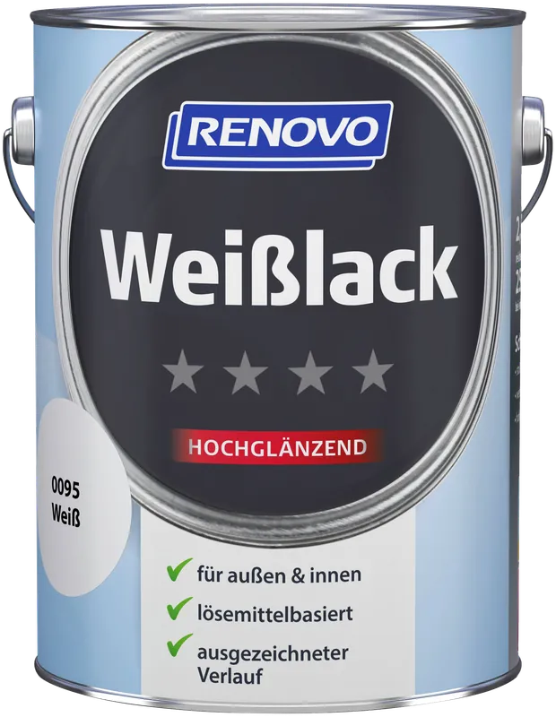2,5ltr Renovo Weisslack hochglänzend Angebot