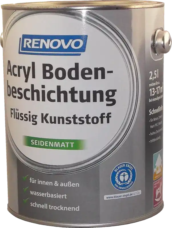 2,5L Renovo Acryl - Bodenbeschichtung steingrau Beliebt
