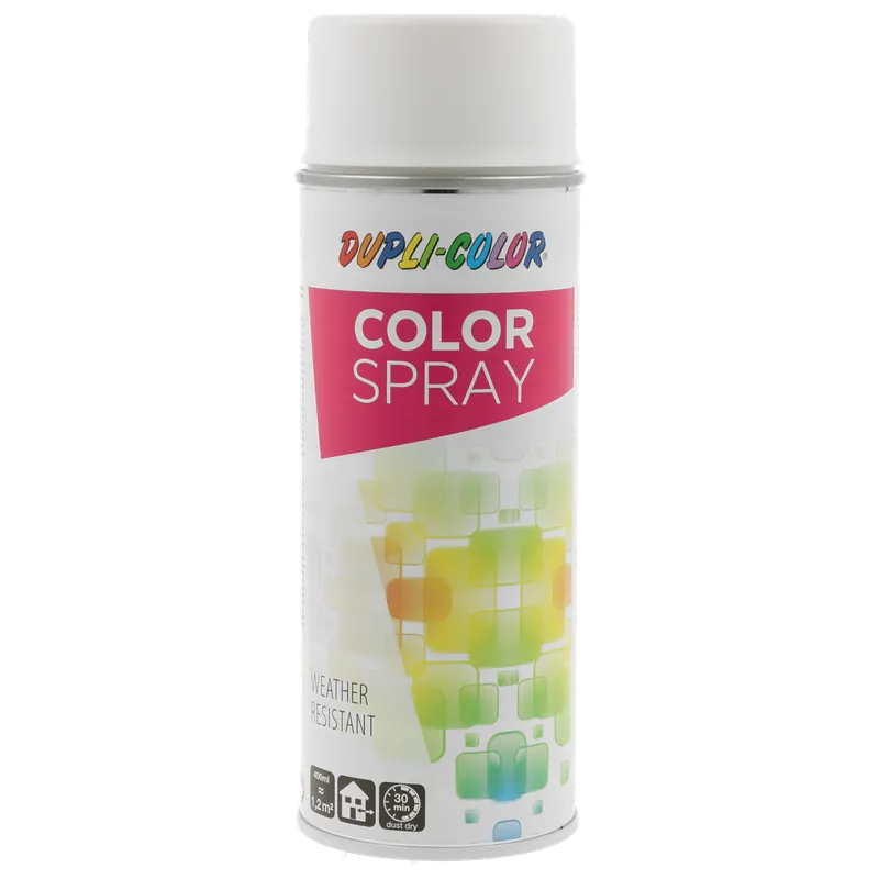 400ml DUPLI-COLOR Sprühlack Color Spray Reinweiss RAL 9010 matt Kostenfreie Lieferung