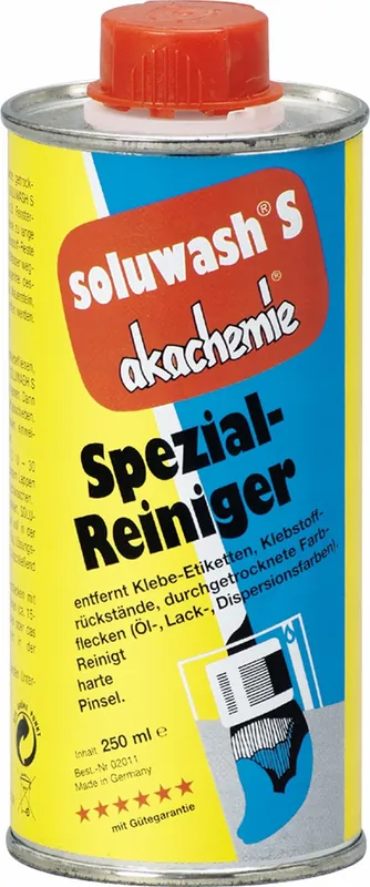 250ml soluwash S, Spezialreiniger/Etikettenentferner Neuheit