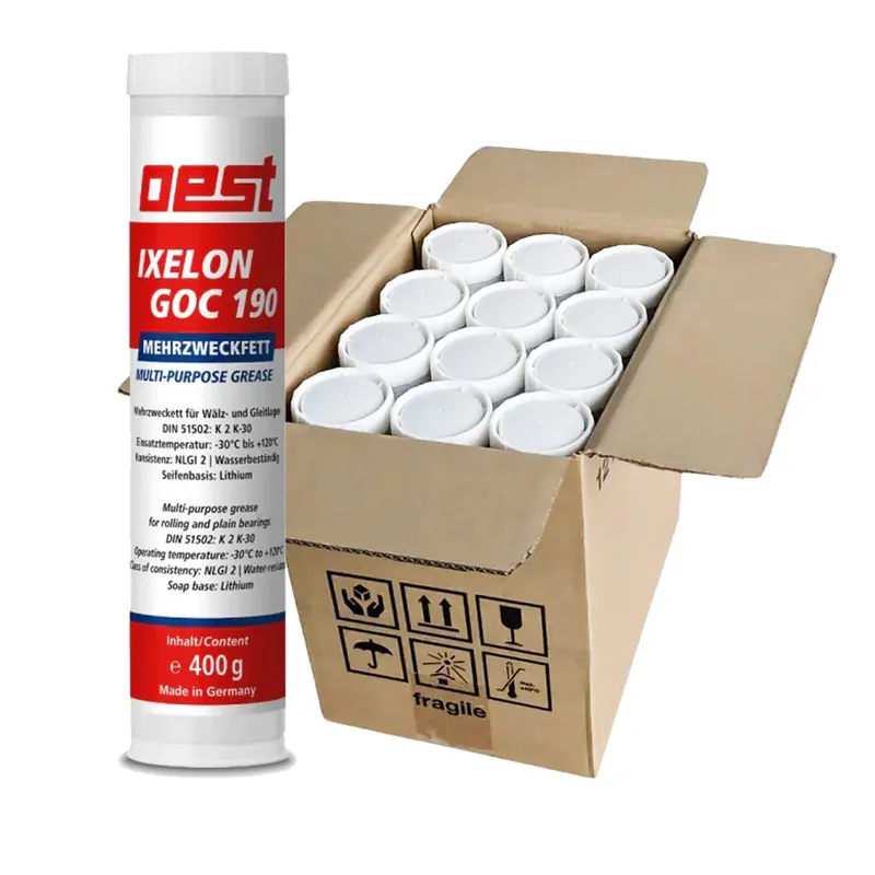 12x Oest Mehrzweckfett, 4,8kg, Schmierfett, GOC190, je 400g Kartusche Heißes Angebot