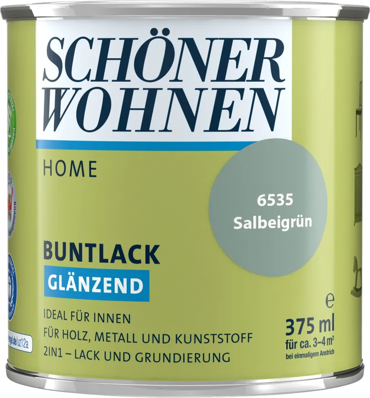 375ml Schöner Wohnen Home Buntlack glänzend, 6535 Salbeigrün Jetzt Bestellen