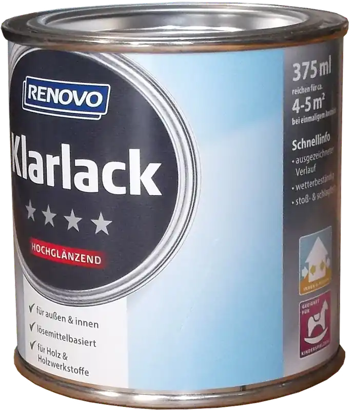 375ml Renovo Klarlack Hochglanz aromatenfrei Neue Ware