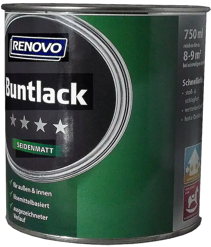 375ml Renovo Seidenmattlack nussbraun Nr.8011 Kostenfreie Lieferung