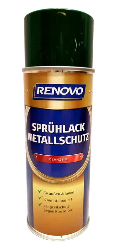 400ml Renovo Sprühlack Metallschutz Grün glänzend Bestpreis
