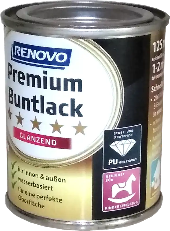 125ml Renovo Premium Buntlack glänzend RAL8017 Schokobraun Abverkauf
