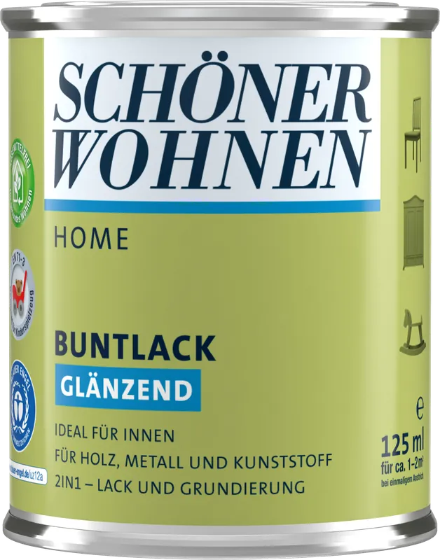 125ml Schöner Wohnen Home Buntlack glänzend, RAL 1015 Hellelfenbein Jetzt Bestellen