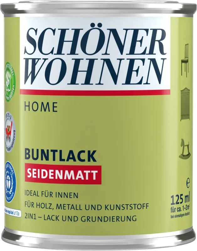 125ml Schöner Wohnen Home Buntlack seidenmatt, 6648 Petrolgrün Meistverkauft