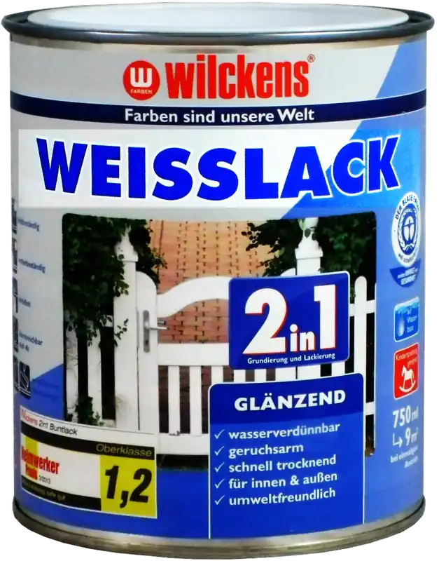 375ml WILCKENS 2in1 Weisslack glänzend Highlight