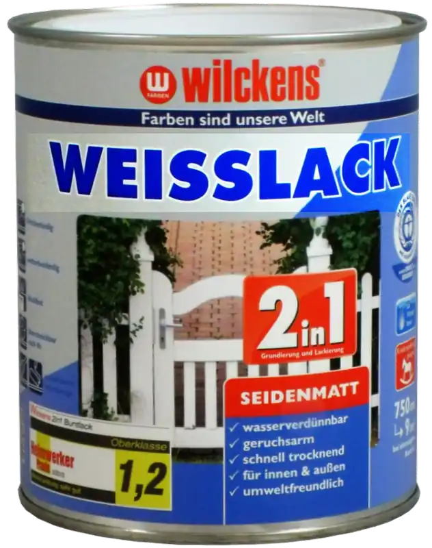 375ml WILCKENS 2in1 Weisslack seidenmatt Direktkauf