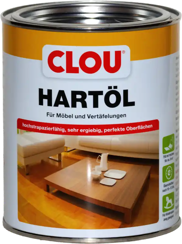 750ml Clou Hartöl rotbraun Top-Seller