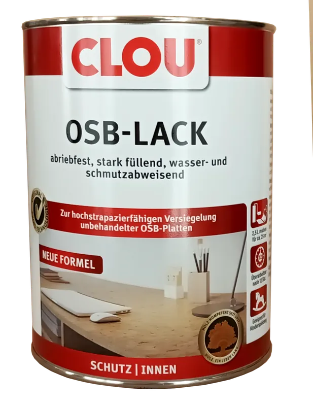 2,5L Clou OSB-Lack farblos wasser- und schmutzabweisend Direktkauf