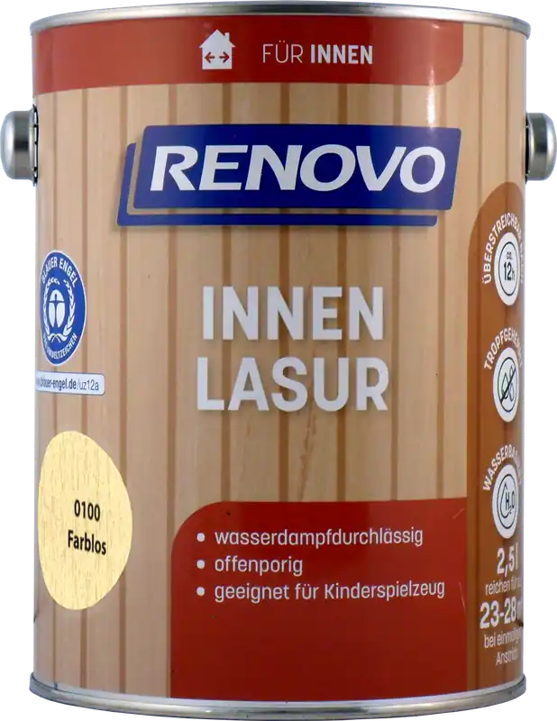2,5L Renovo Innenlasur / Wohnraumlasur Farblos Online Kaufen