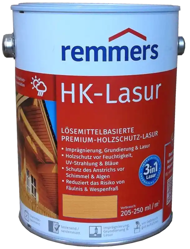 2,5L Remmers HK Lasur Eiche hell Preisreduziert