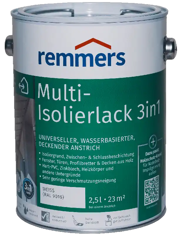 2,5 L Remmers Multi Isolierlack 3in1 Weiß Begrenztes Angebot