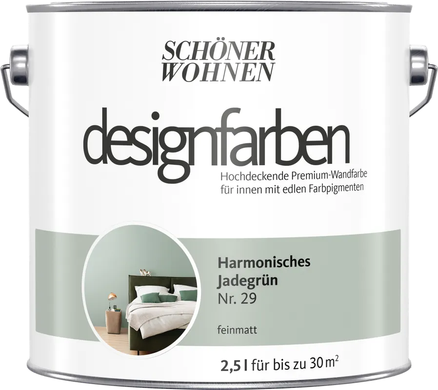 2,5L Schöner Wohnen Designfarbe Harmonisches Jadegrün 29 Highlight