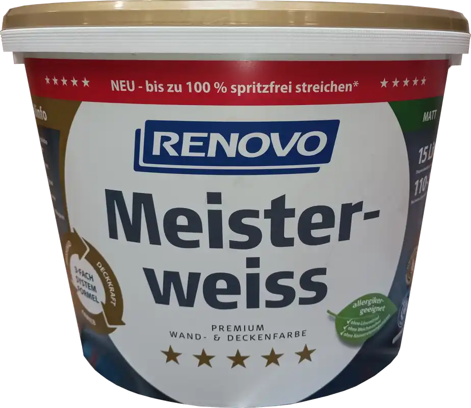 15L Renovo Meisterweiss weiß Matt Echt