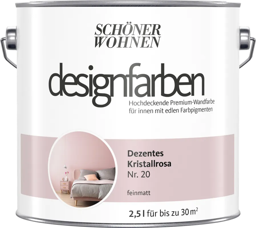 2,5L Schöner Wohnen Designfarbe Dezentes Kristallrosa 20 Jetzt Bestellen