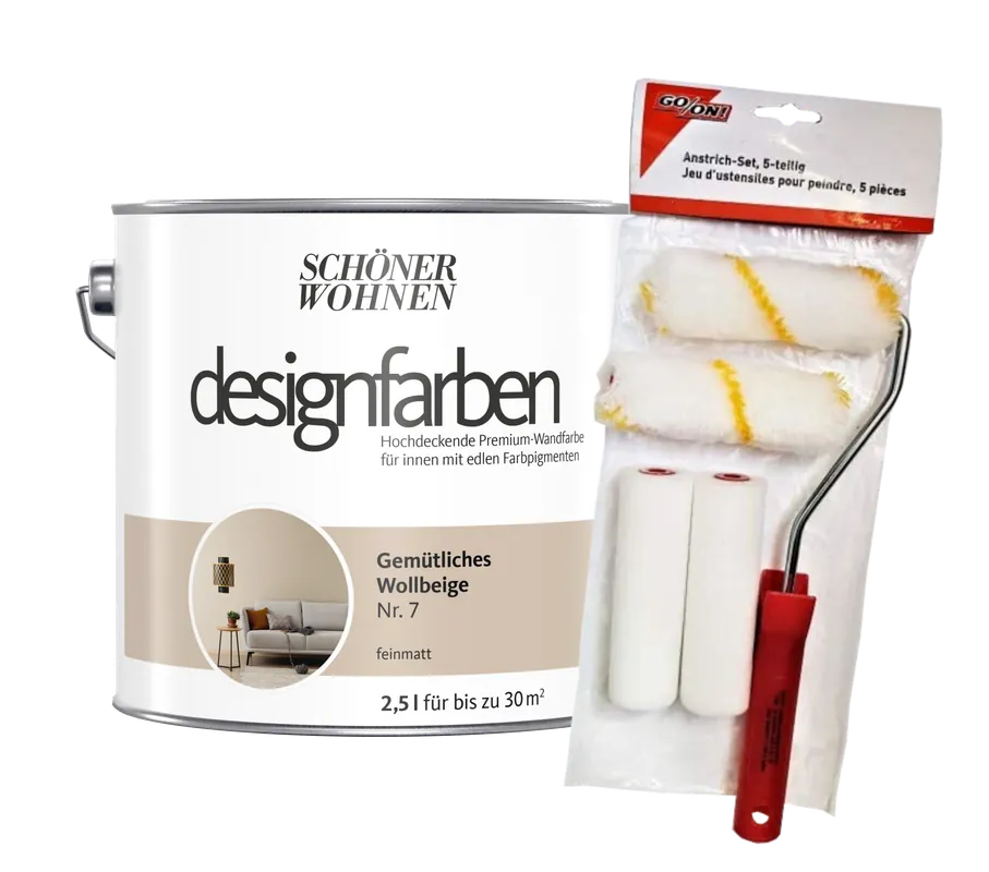 2,5L SW Gemütliches Wollbeige 7 +Rollerset Sonderaktion