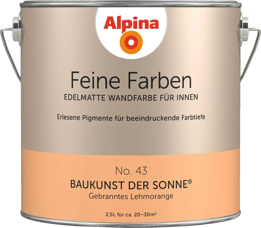 Direkt Vom Hersteller 2,5L ALPINA Feine Farben Baukunst der Sonne No.43