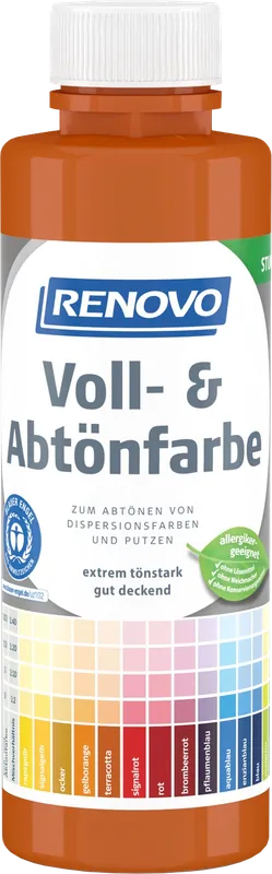 Abverkauf 500ml Renovo Volltonfarbe terracotta