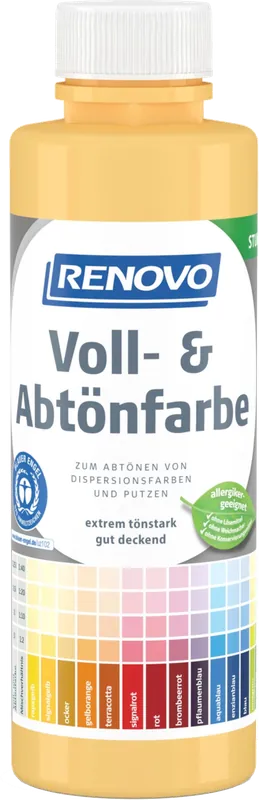 Neuheit 500ml Renovo Volltonfarbe Signalgelb
