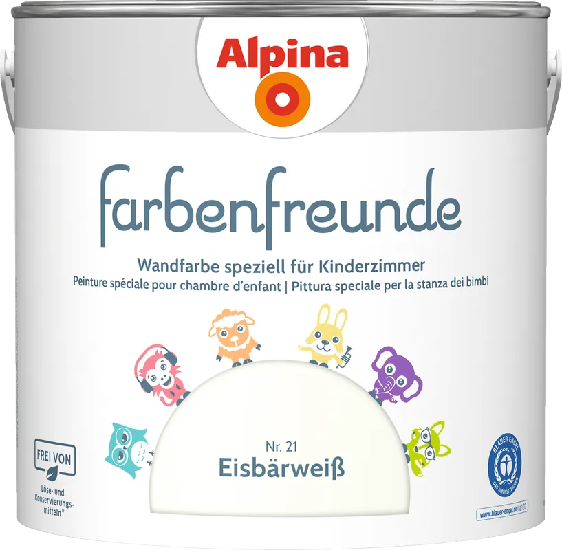 2,5l ALPINA Farbenfreunde Nr.21 Eisbärweiß Sofort Bestellen