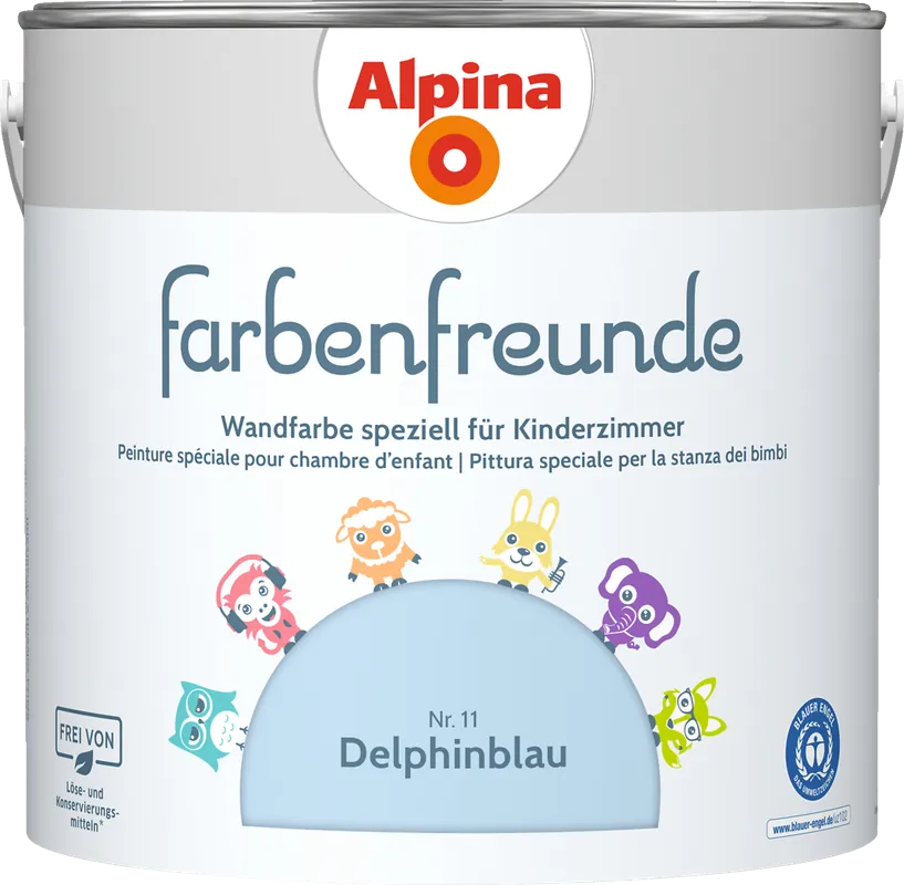 2,5l ALPINA Farbenfreunde Nr.11 Delphinblau Neuheit