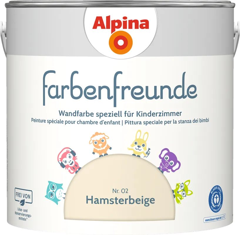 2,5l ALPINA Farbenfreunde Nr.02 Hamsterbeige Zertifiziert