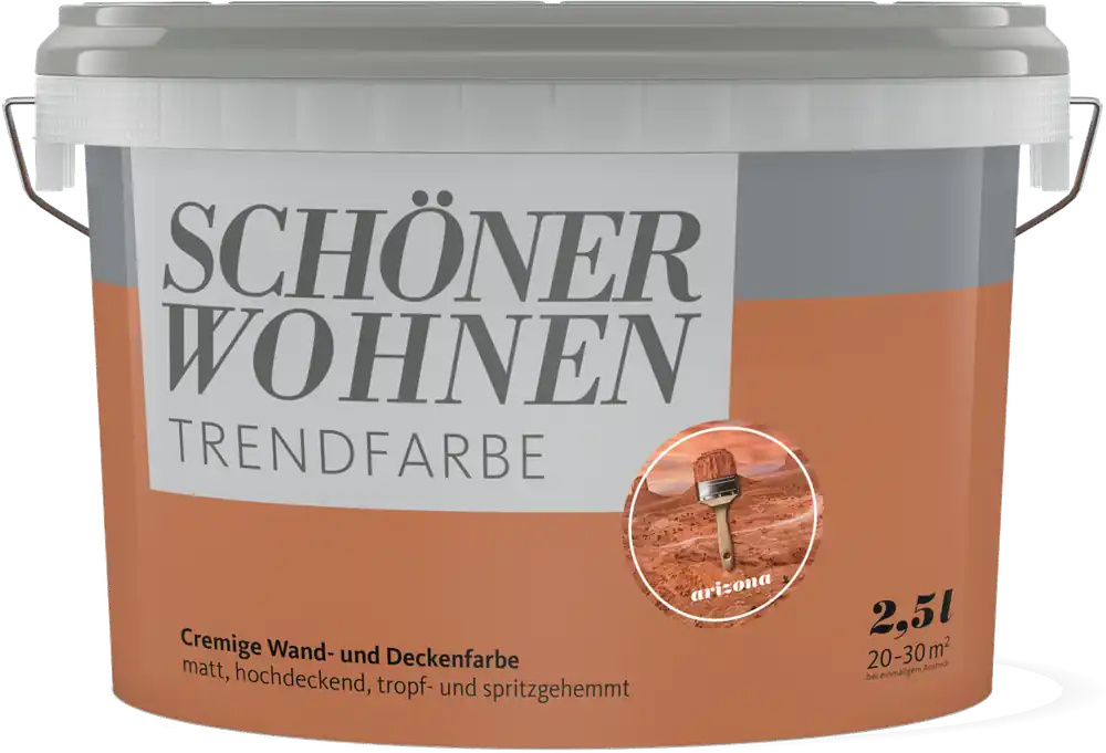 2,5L Schöner Wohnen - Trendfarbe Wandfarbe matt Arizona Markenware