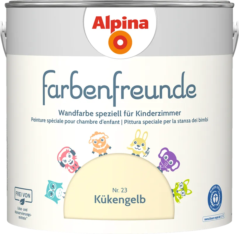 2,5l ALPINA Farbenfreunde Nr.23 Kükengelb Billig