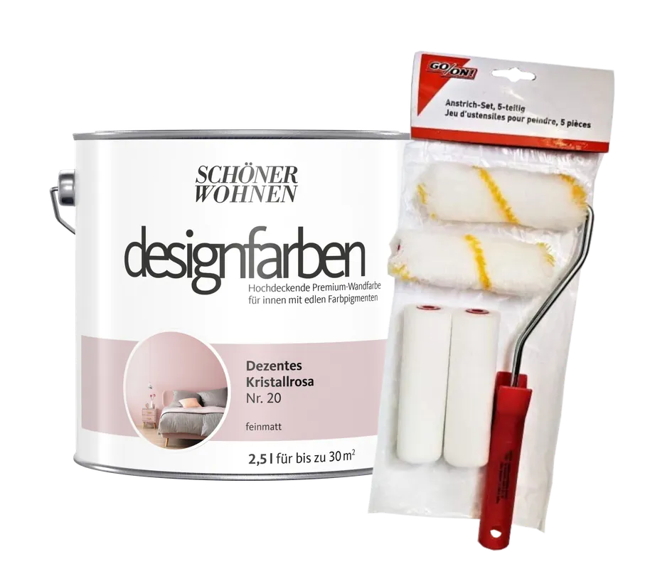 2,5L SW Dezentes Kristallrosa 20 +Rollerset Begrenztes Angebot