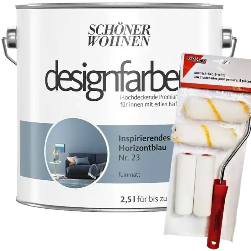 2,5L SW Inspirierendes Horizontblau 23 +Rollerset Garantierte Lieferung