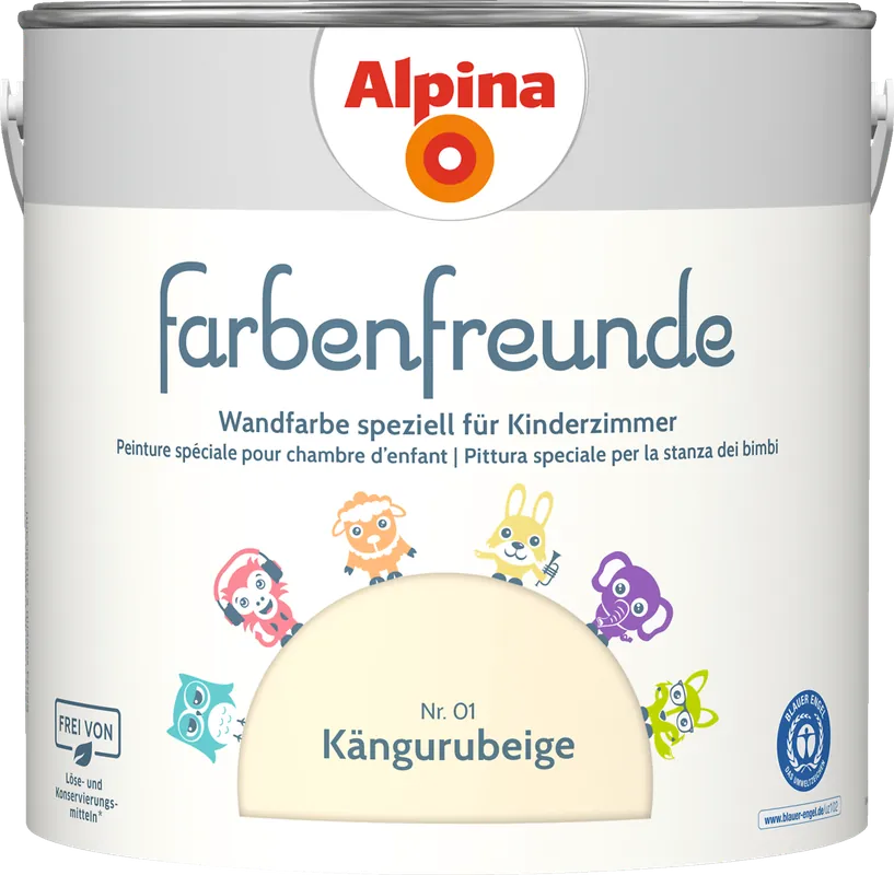2,5l ALPINA Farbenfreunde Nr.01 Kängurubeige Neu Im Sortiment