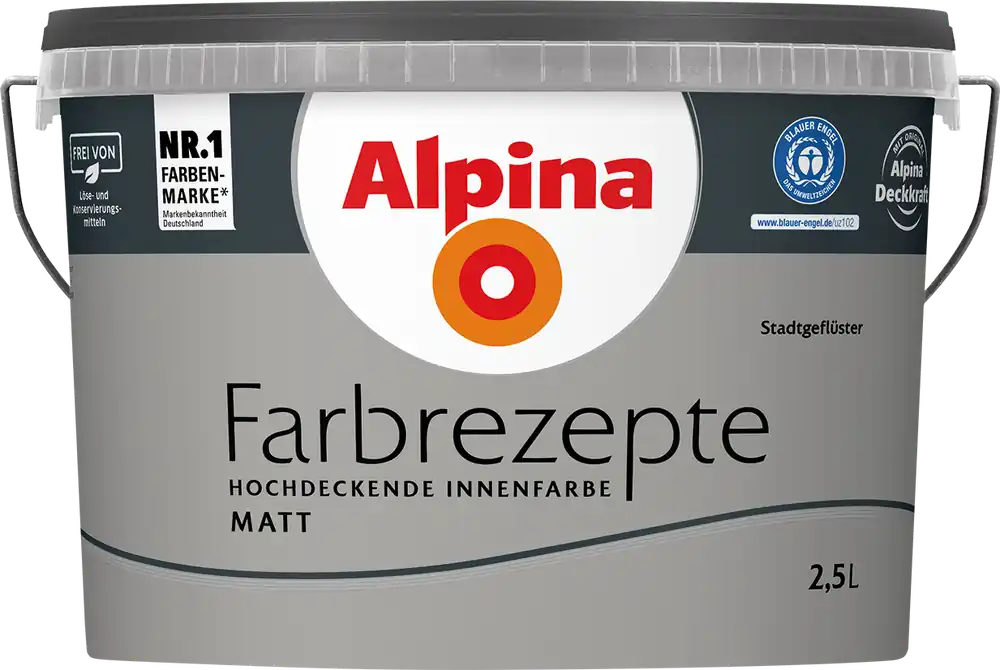 2,5L ALPINA Farbrezepte Stadtgeflüster, Matt Bestseller