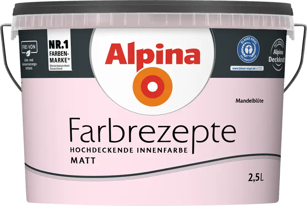 2,5L ALPINA Farbrezepte Mandelblüte, Matt Highlight